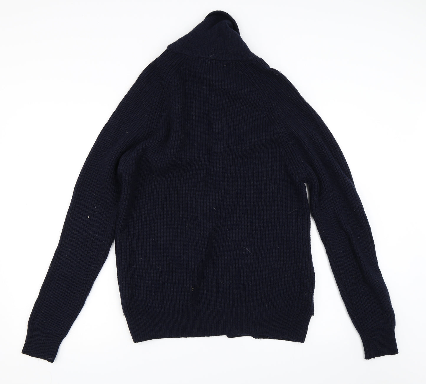 Marks and Spencer Mens Blue   Cardigan Jumper Size S