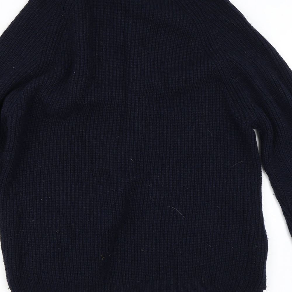 Marks and Spencer Mens Blue   Cardigan Jumper Size S