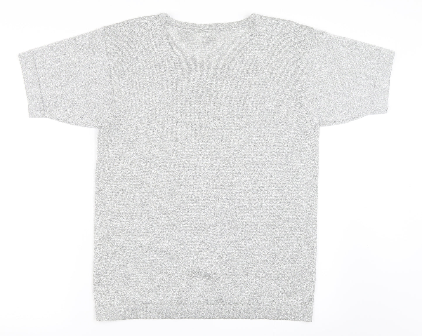 Amani Womens Silver   Basic Blouse Size 14