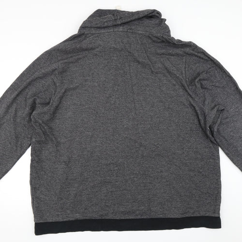 George Mens Black   Pullover Hoodie Size 4XL