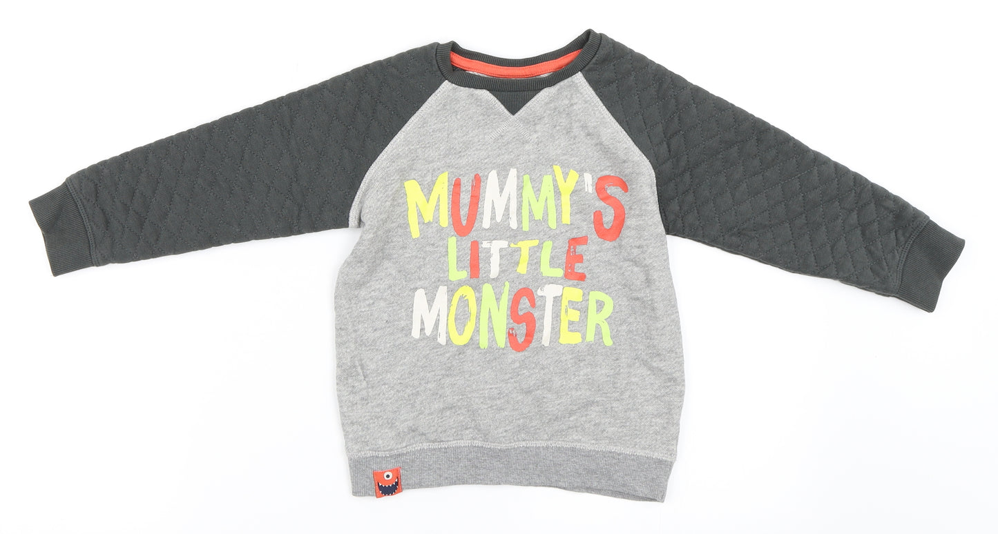 TU Boys Grey   Pullover Sweatshirt Size 2-3 Years