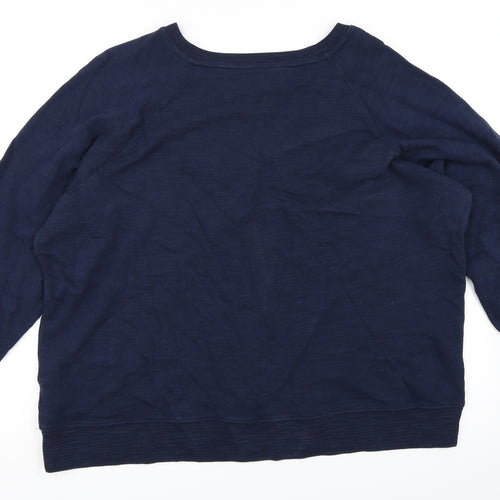 Marks and Spencer Womens Blue   Pullover Sweatshirt Size 22