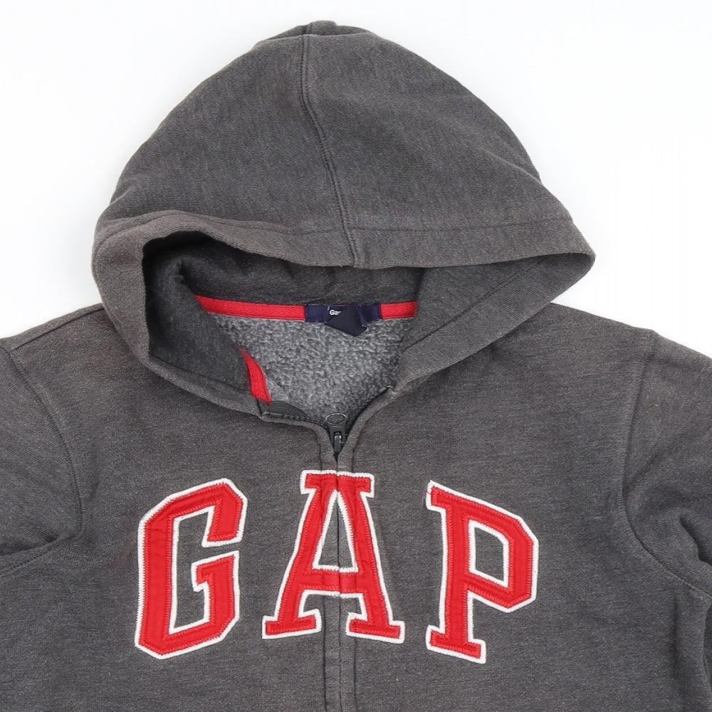Gap Boys Grey   Full Zip Hoodie Size 8-9 Years