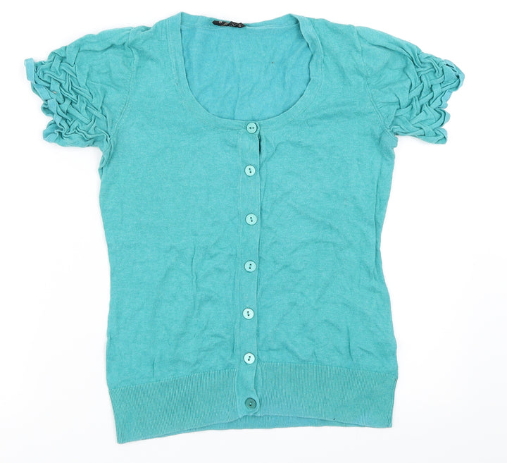 Topshop Womens Blue   Cardigan Jumper Size 10