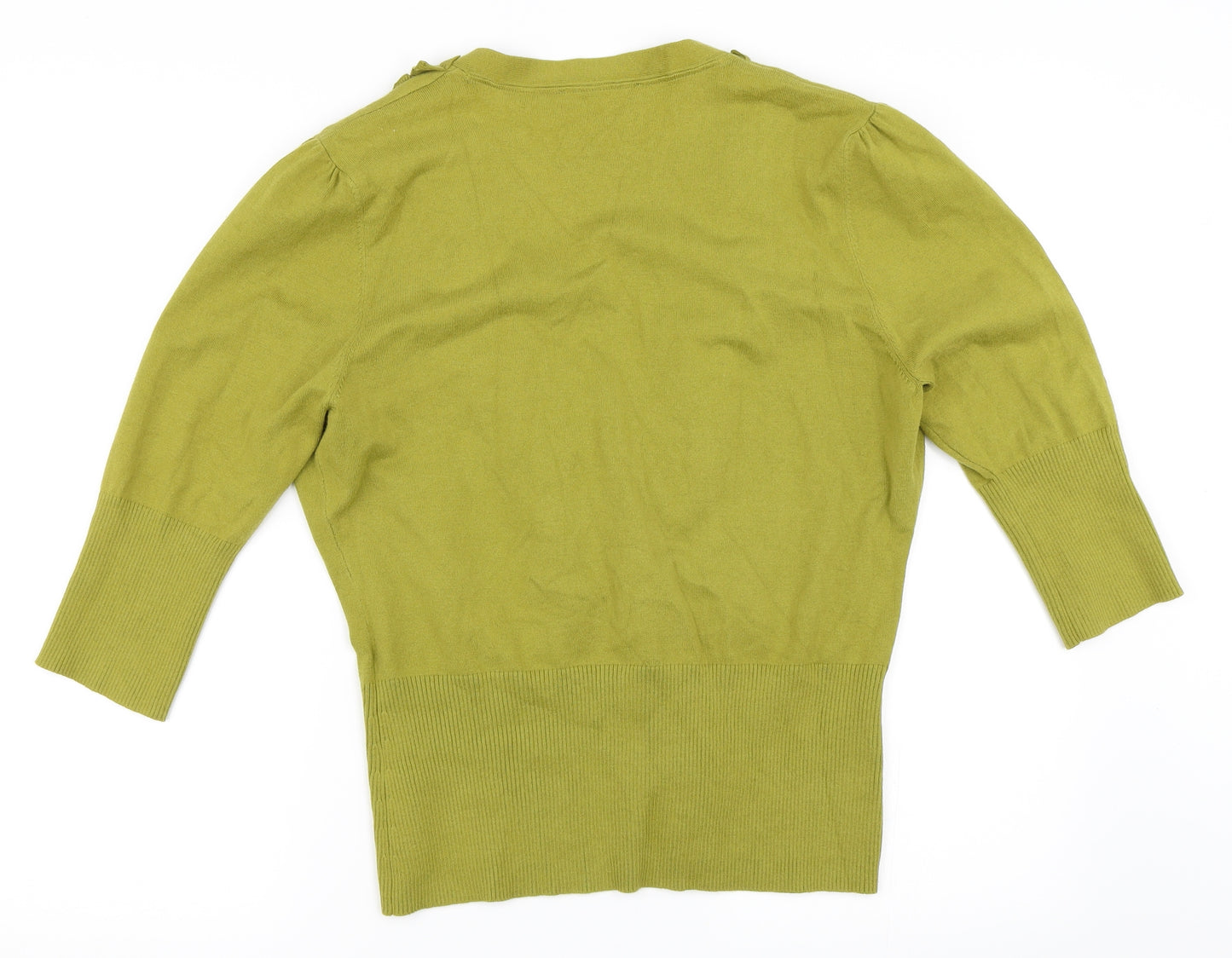 Julien Macdonald Womens Green   Cardigan Jumper Size 18