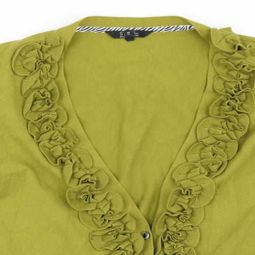 Julien Macdonald Womens Green   Cardigan Jumper Size 18