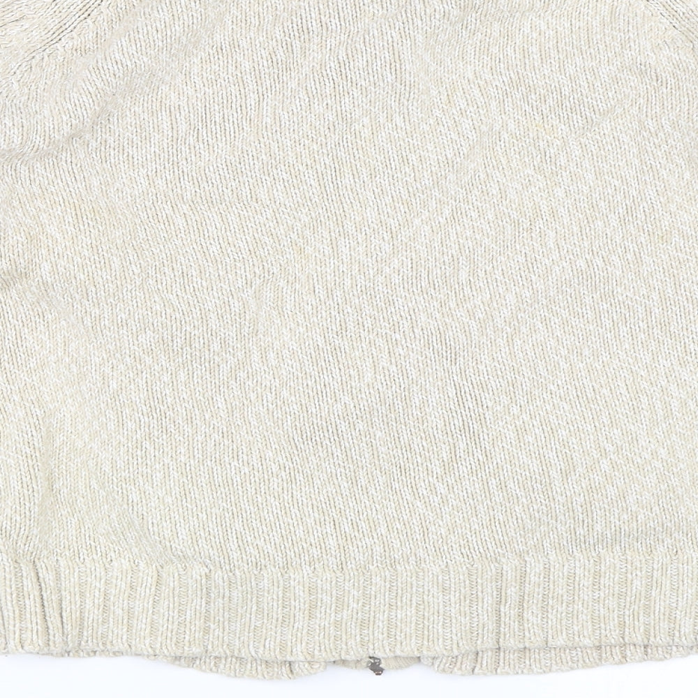 Papaya Womens Beige   Full Zip Jumper Size 16