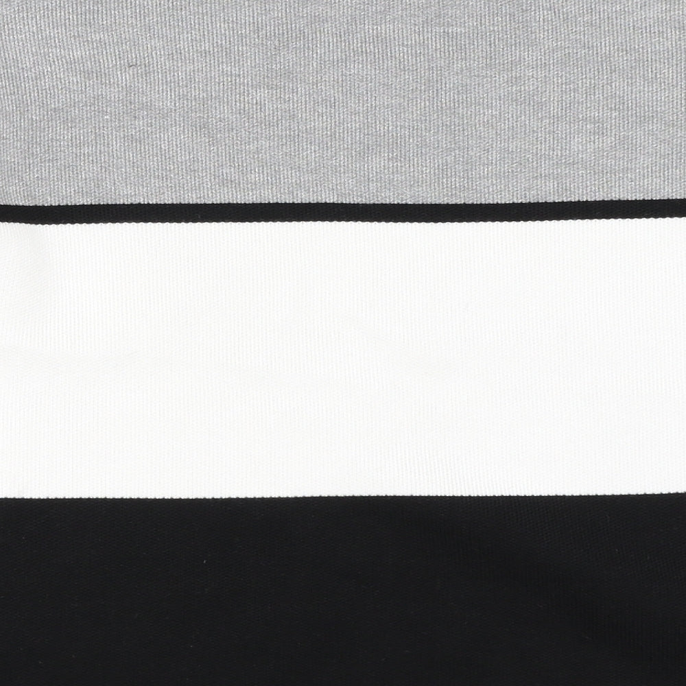 New Look Womens Grey Colourblock  Pullover Sweatshirt Size S