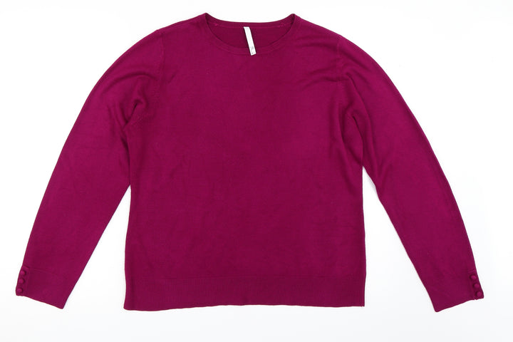 BHS Womens Purple   Pullover Jumper Size 16