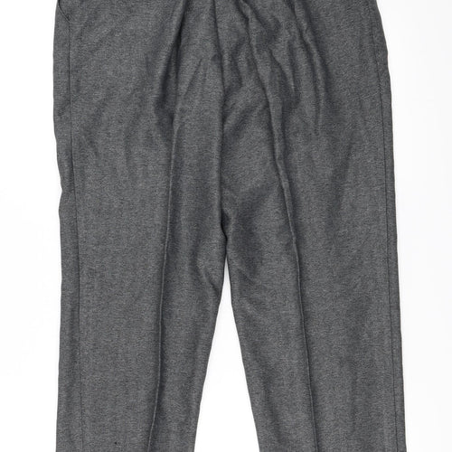 Marks and Spencer Womens Grey   Trousers  Size 14 L26 in