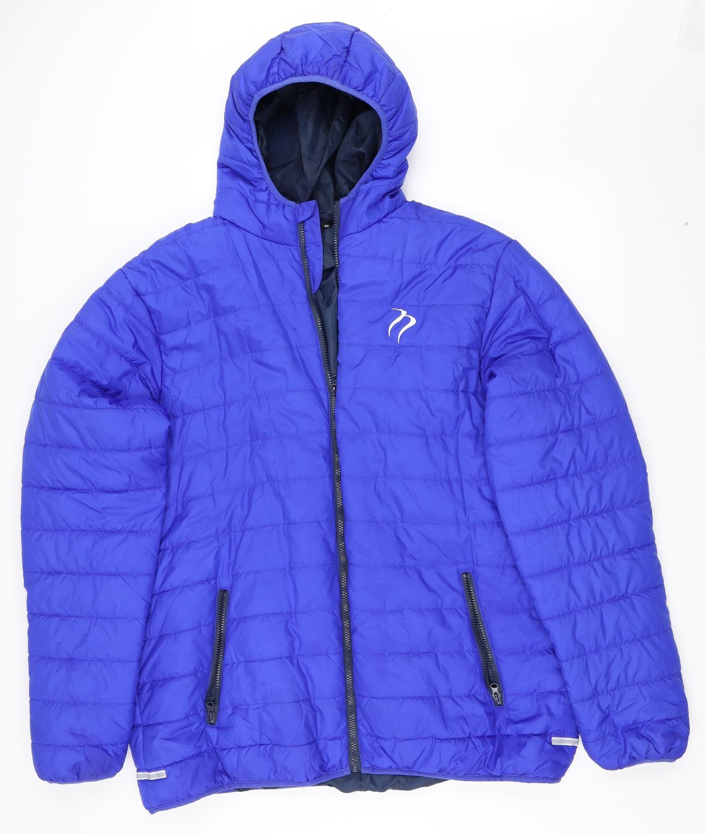 Result Mens Blue   Puffer Jacket Coat Size 3XL