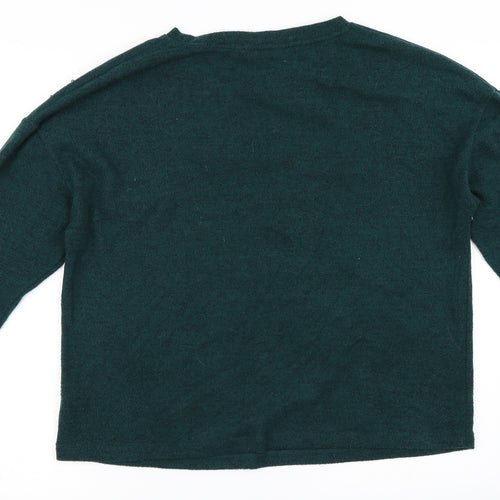 F&F Womens Green   Pullover Jumper Size 14