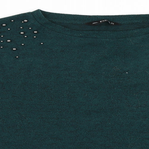 F&F Womens Green   Pullover Jumper Size 14