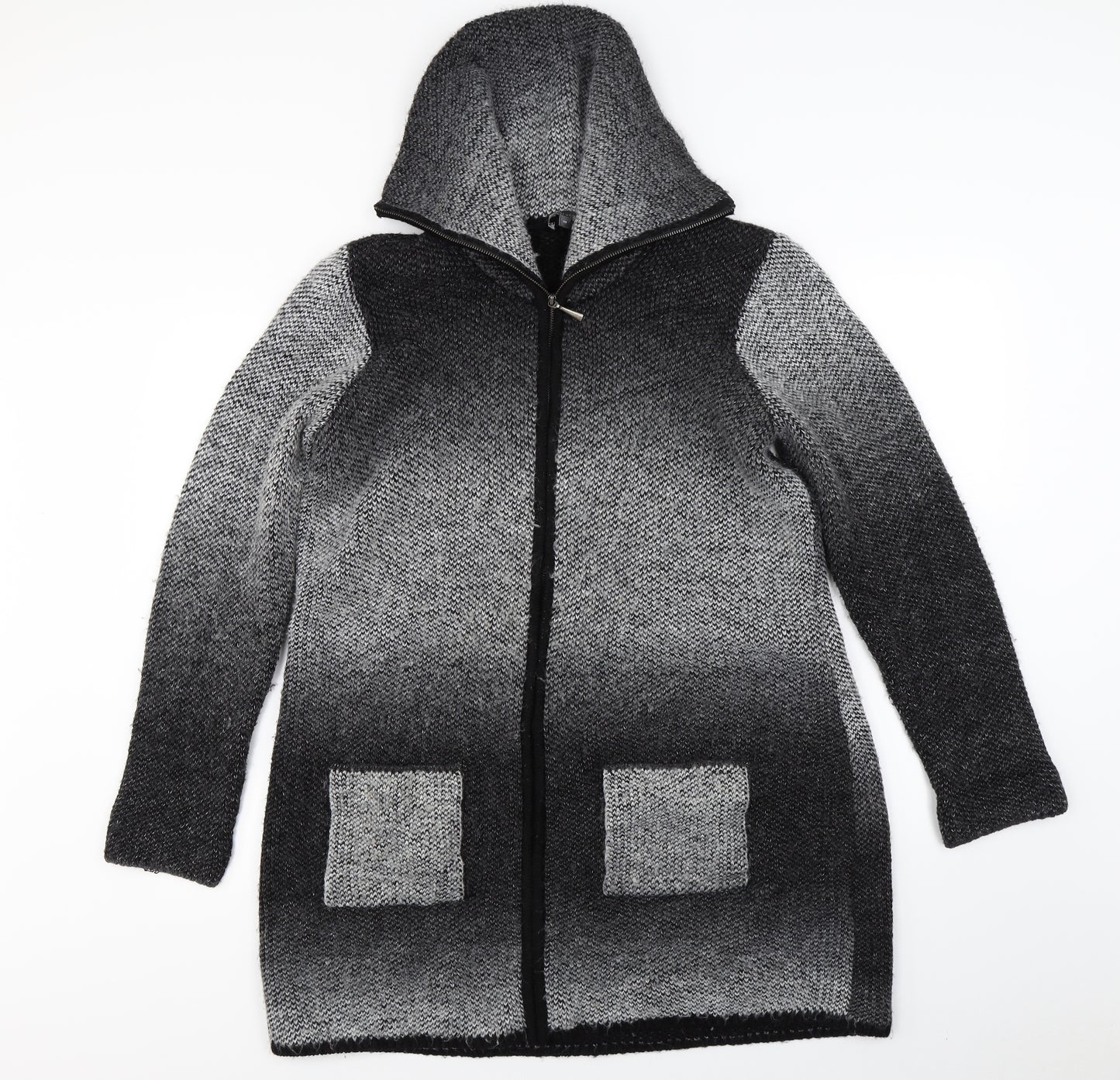 Per Una Womens Black   Jacket Coat Size 14