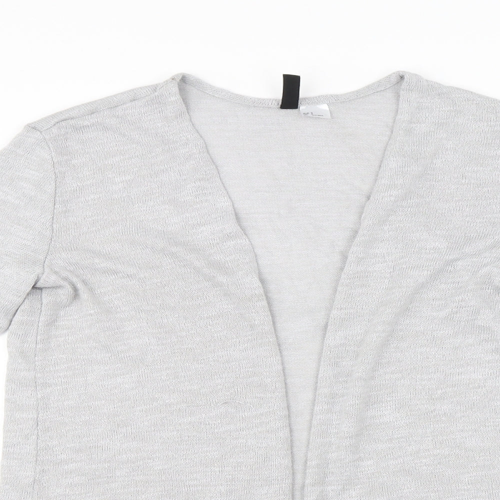 H&M Womens Grey   Cardigan Jumper Size S
