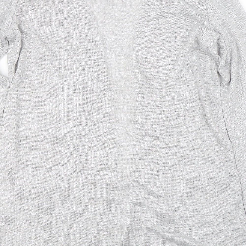 H&M Womens Grey   Cardigan Jumper Size S