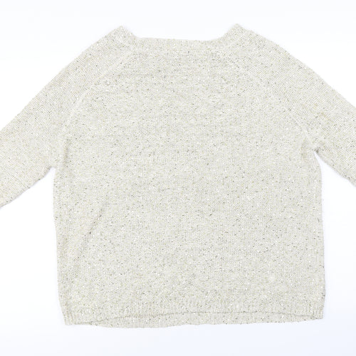 River Island Womens Ivory   Pullover Jumper Size 10