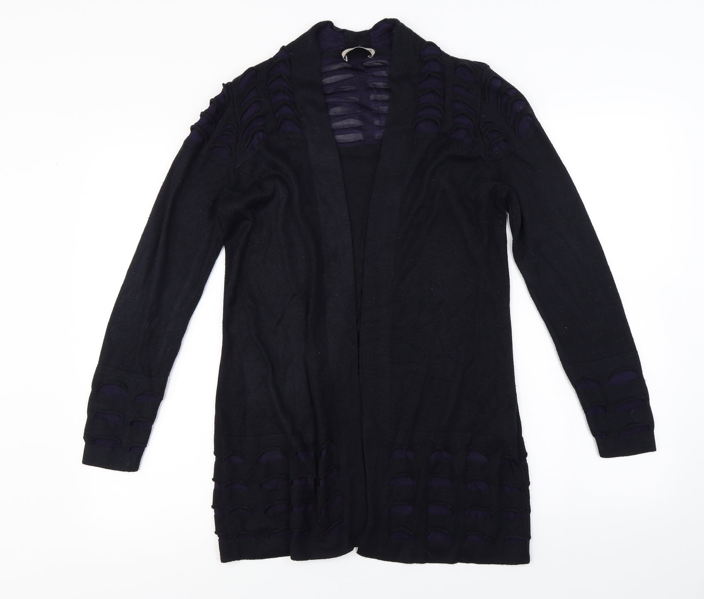 Marks and Spencer Womens Black   Cardigan Jumper Size 10