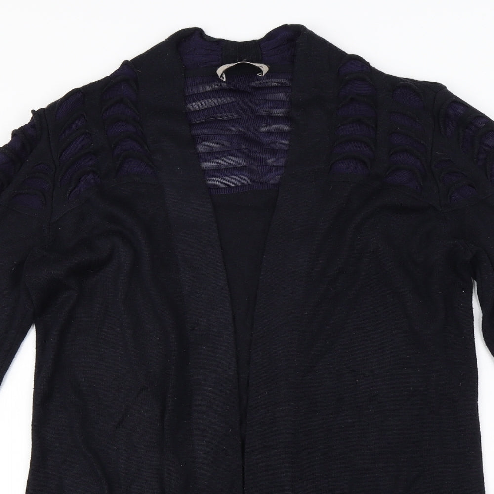 Marks and Spencer Womens Black   Cardigan Jumper Size 10