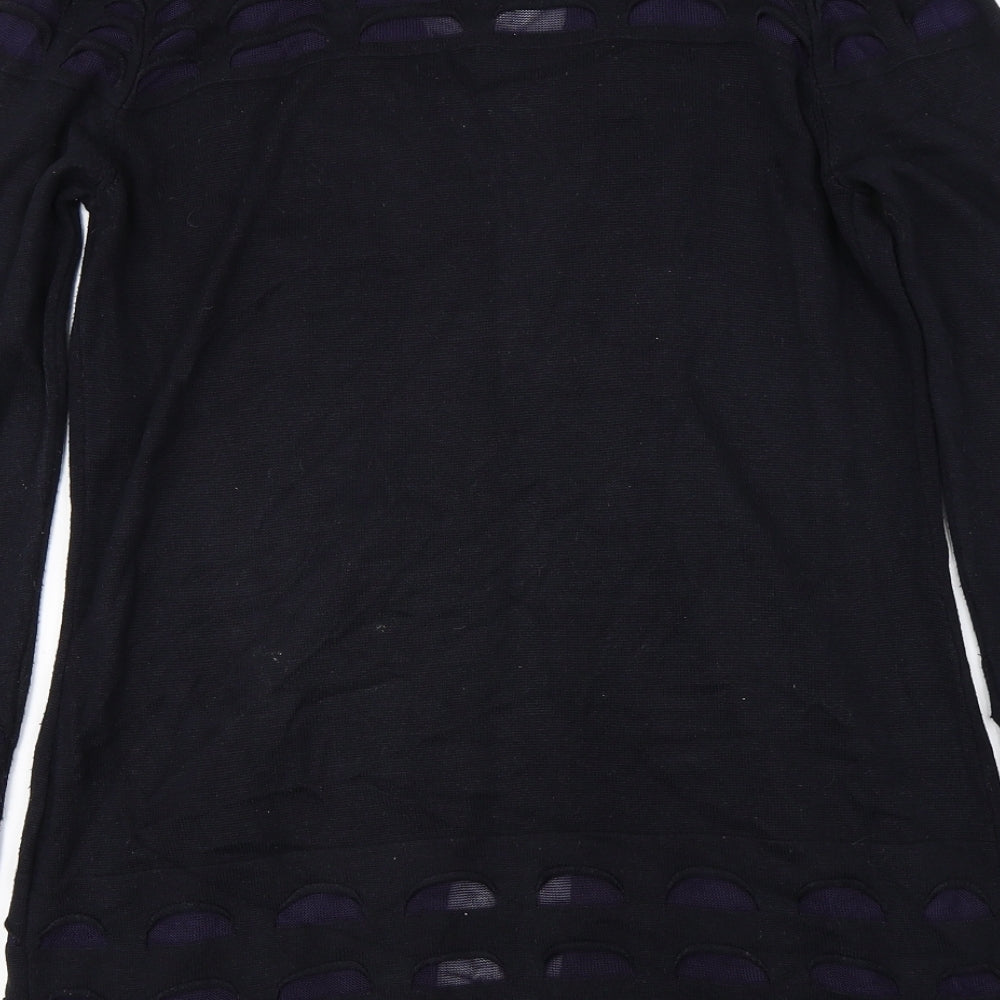 Marks and Spencer Womens Black   Cardigan Jumper Size 10