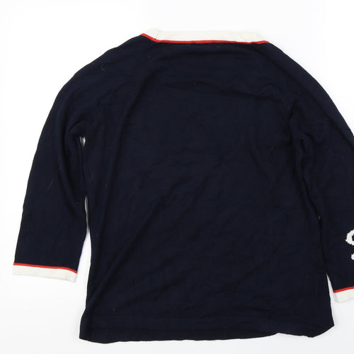 Country Casuals  Womens Blue   Pullover Jumper Size M