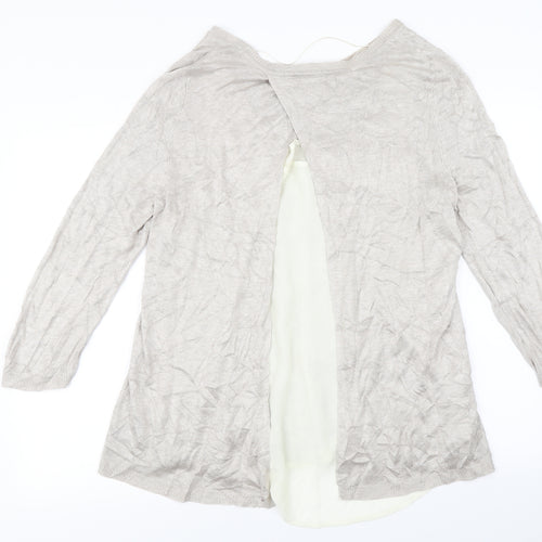 RETRO ology Womens Beige   Pullover Jumper Size XL