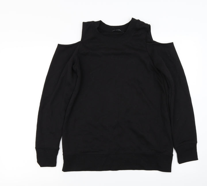 New Look Womens Black   Pullover Jumper Size 10