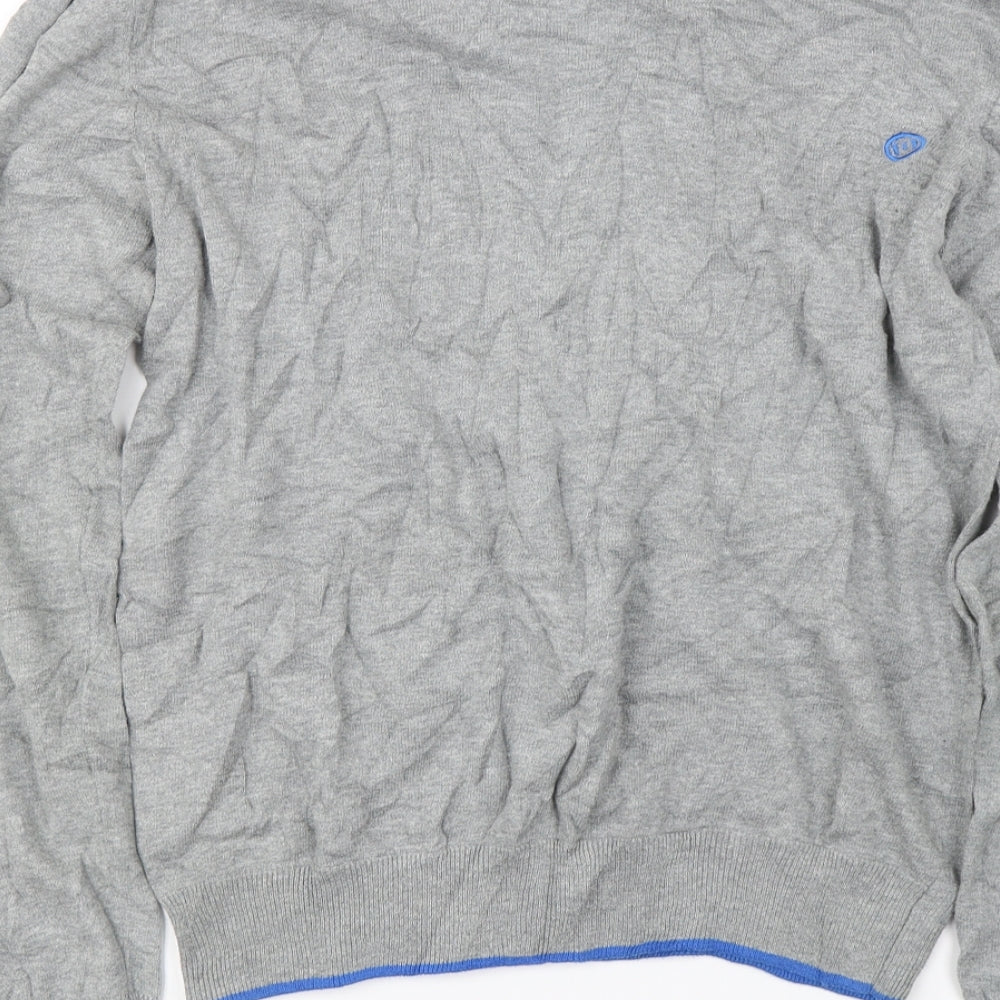 Animal Mens Grey   Pullover Jumper Size M