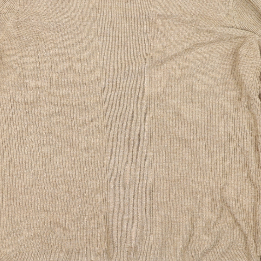 Marks and Spencer Womens Beige   Pullover Jumper Size 18