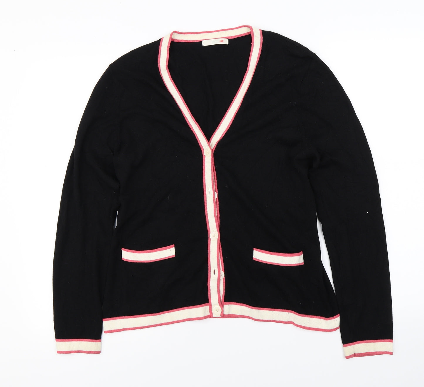 Marks and Spencer Womens Black   Cardigan Jumper Size 16