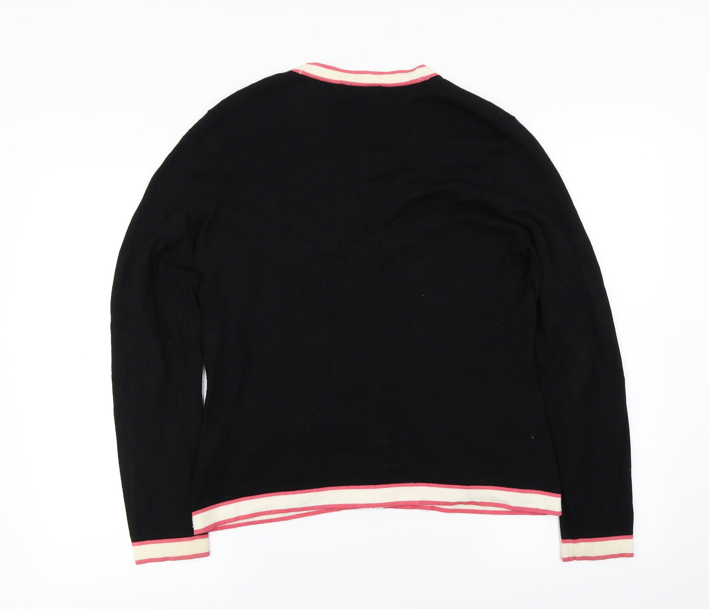 Marks and Spencer Womens Black   Cardigan Jumper Size 16