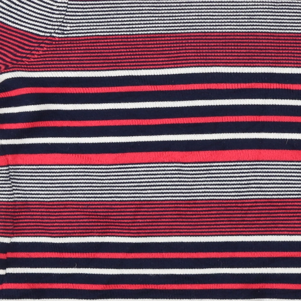 love knitwear  Womens Red Striped  Pullover Jumper Size 10