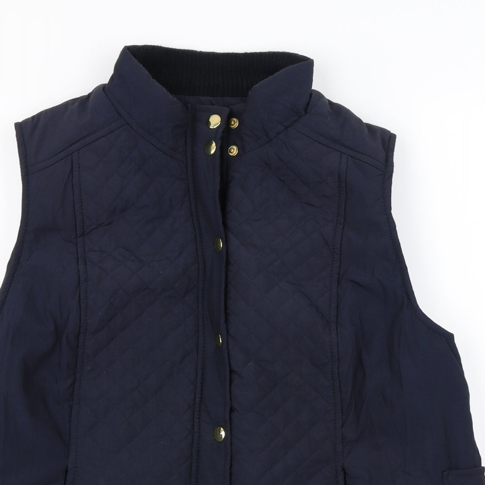 hle Womens Blue   Full Zip Jumper Size M