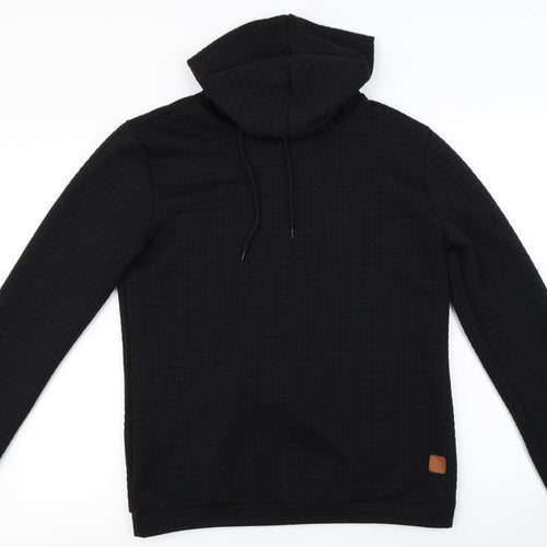 Fancy Qube  Mens Black   Pullover Jumper Size M