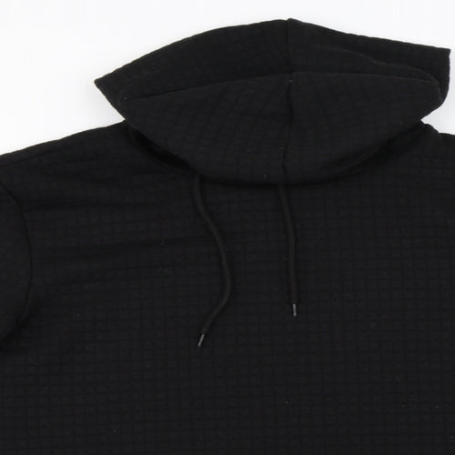 Fancy Qube  Mens Black   Pullover Jumper Size M