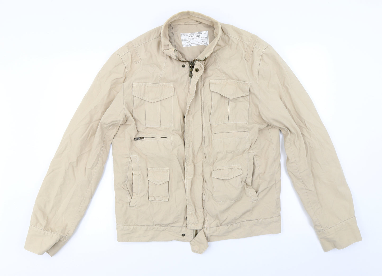 authentic outwear  Mens Beige   Jacket Coat Size M