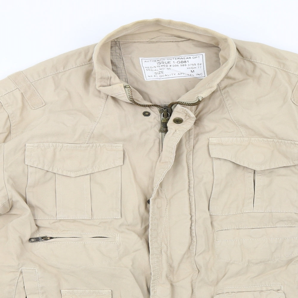 authentic outwear  Mens Beige   Jacket Coat Size M