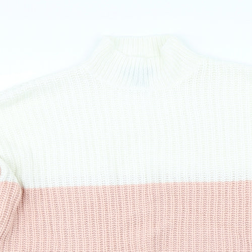 New Look Womens Pink   Pullover Jumper Size S