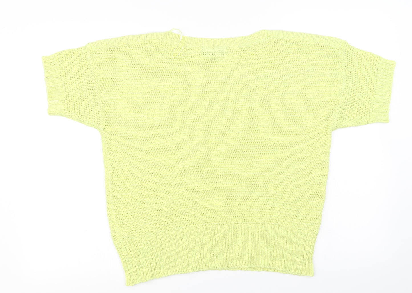 Wallis Womens Yellow   Pullover Jumper Size M
