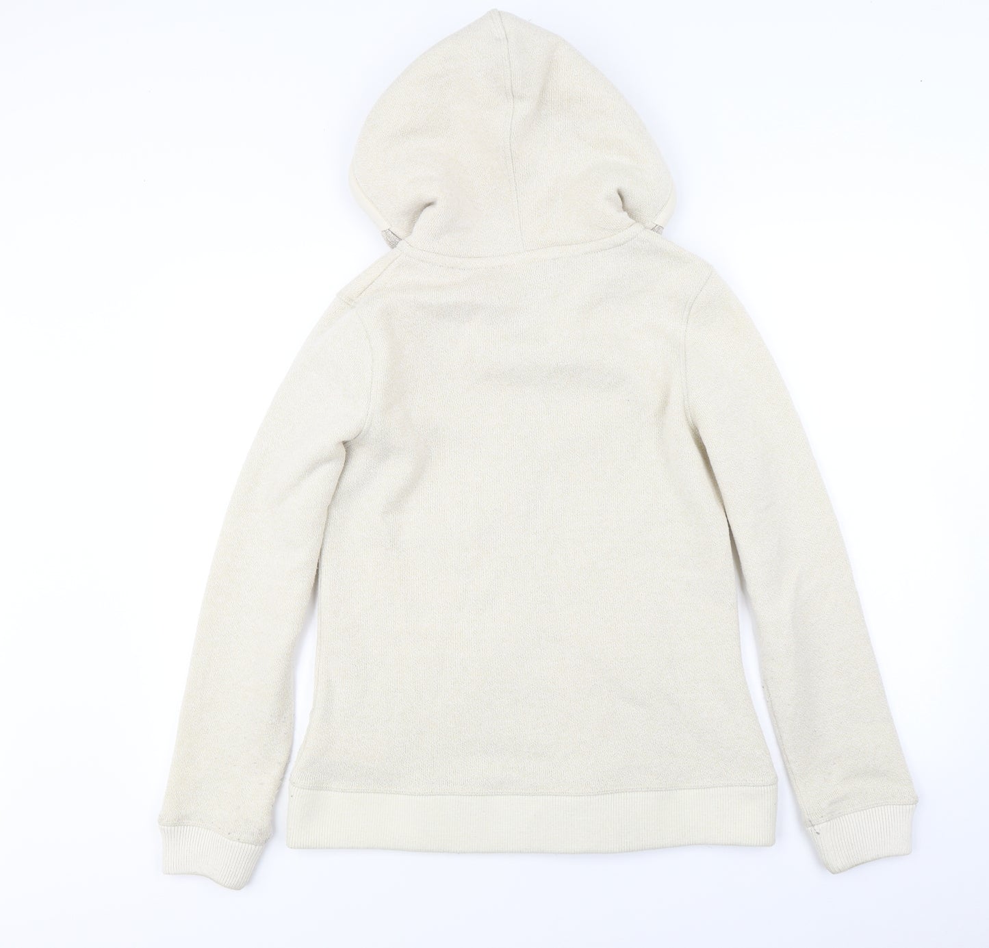 Weird Fish Womens Ivory   Full Zip Hoodie Size 10