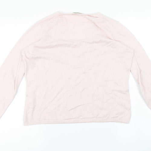 Marks and Spencer Womens Pink   Pullover Jumper Size 16