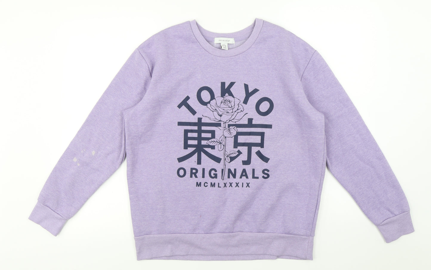 Primark Womens Purple   Pullover Jumper Size S