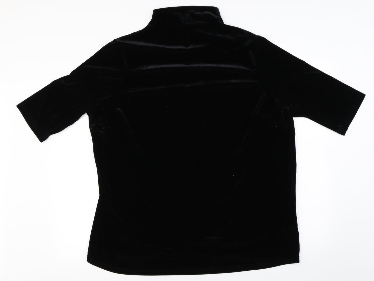 essence Womens Black   Basic T-Shirt Size 22