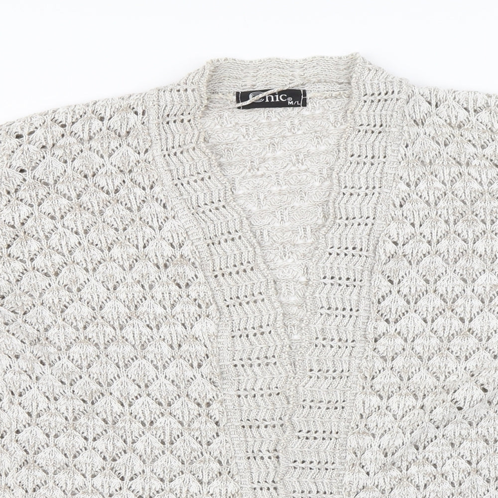 chic  Womens Ivory   Cardigan Jumper Size M