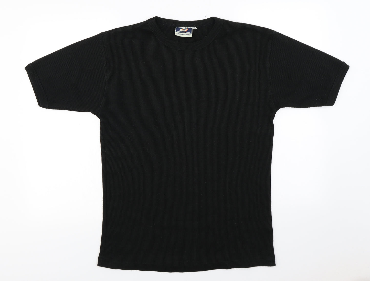 Giorgio  Womens Black   Basic T-Shirt Size XL