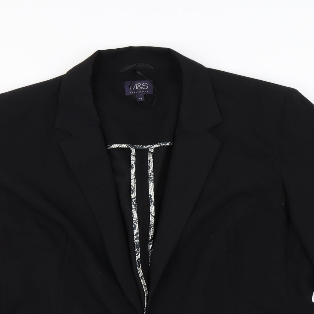Marks and Spencer Womens Black   Jacket Blazer Size 18