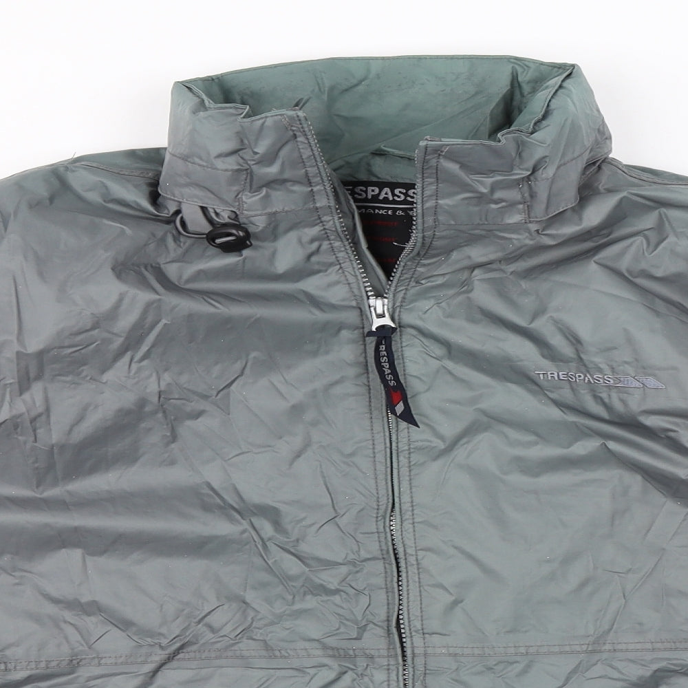 Trespass  Boys Grey   Rain Coat Coat Size 15-16 Years