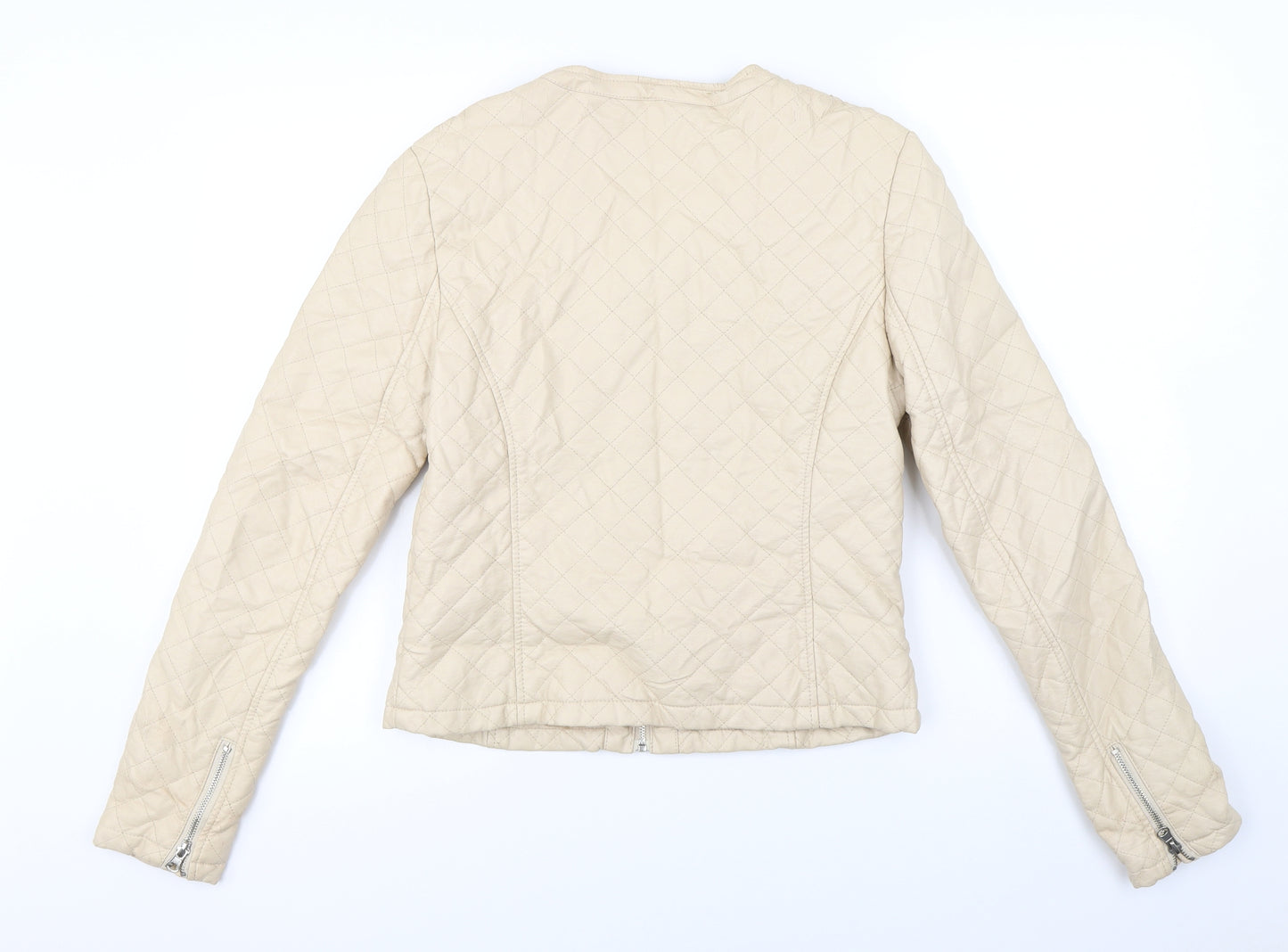 Internationale  Womens Beige   Jacket Coat Size 12