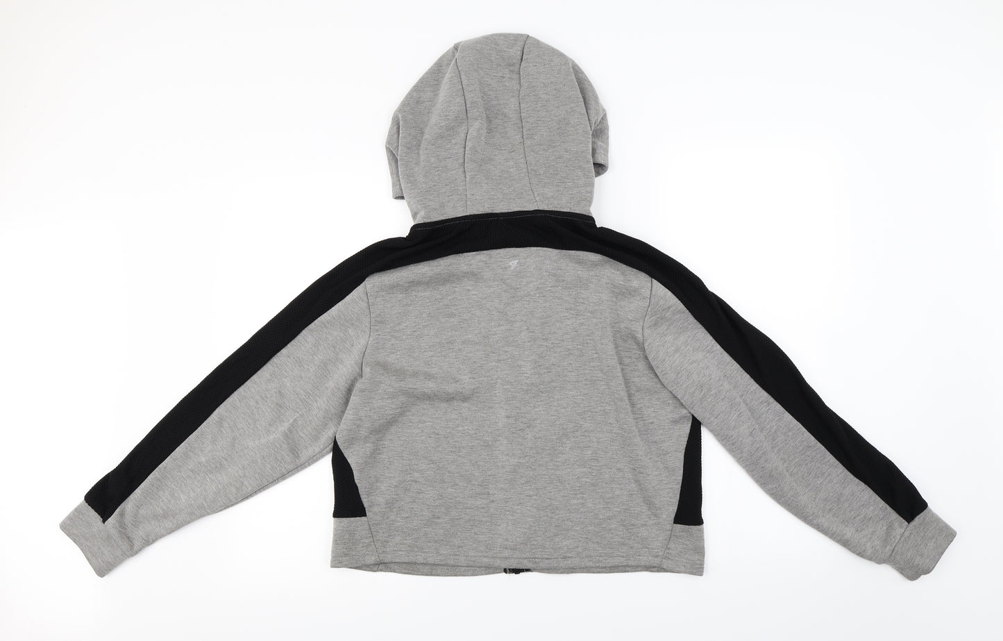 WORKOUT   Womens Grey   Full Zip Hoodie Size L