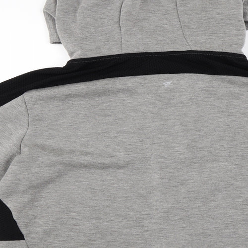 WORKOUT   Womens Grey   Full Zip Hoodie Size L